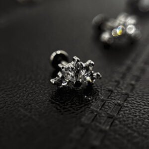 Labret strass pour Hélix, Cartilage V1 1.2x8MM